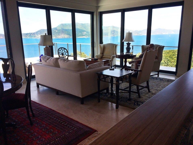 St. John U.S. Virgin Islands Living Room Interior Design - Robert Schwarzenbach